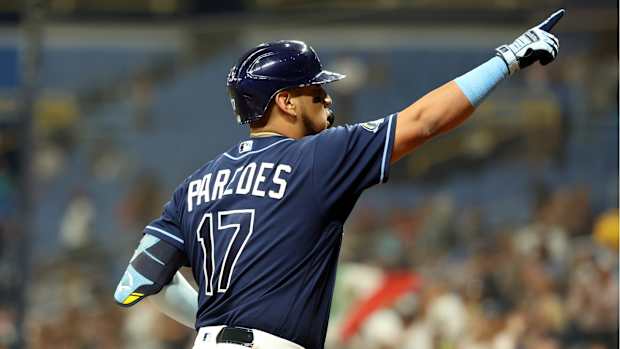 Tampa Bay Rays third baseman Isaac Paredes